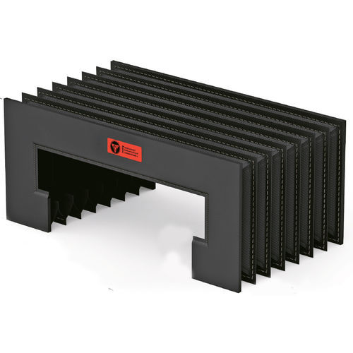 Soufflet de protection plat - PEI srl - en métal / accordéon / pour machine