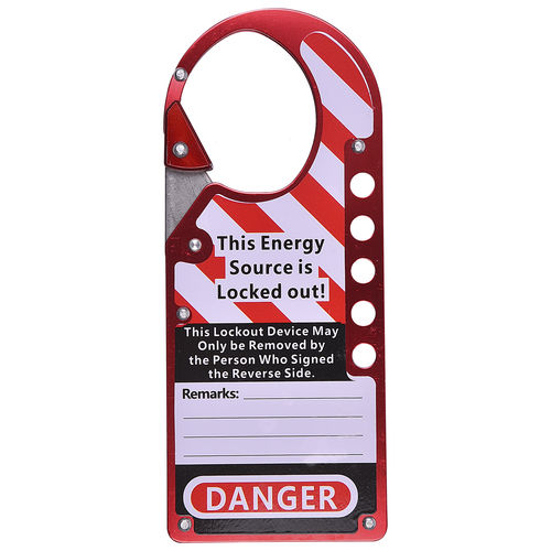 Moraillon de sécurité - LM-ALU-SH-5H - Loto Master Inc. - en acier inoxydable