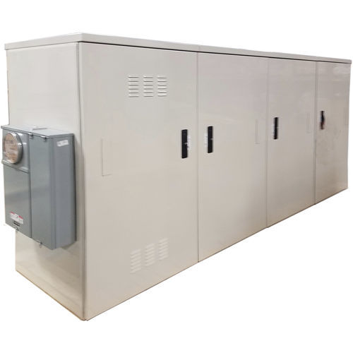 Armoire électrique au sol - CUBE MODULAR SERIES - Charles Industries - d'extérieur / modulaire / avec porte