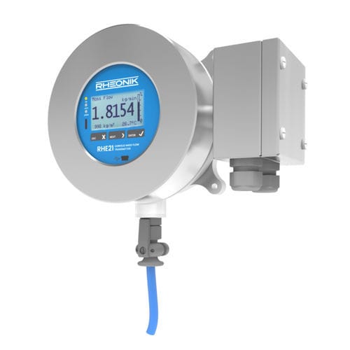 Transmetteur de débit massique - RHE 21 - Rheonik Messtechnik GmbH - volumique / pour liquide / de gaz