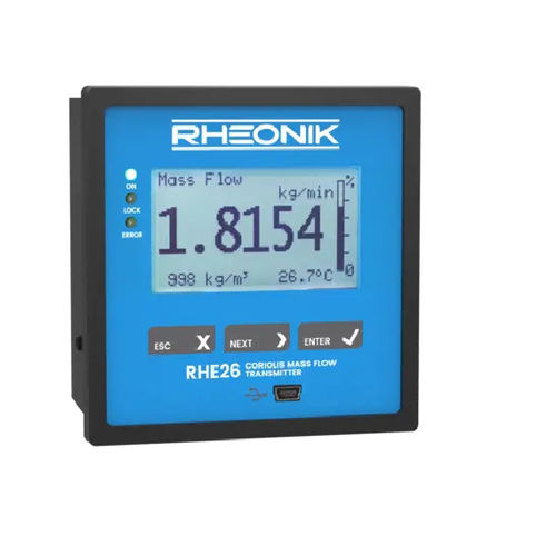 Transmetteur de débit massique - RHE 26  - Rheonik Messtechnik GmbH - volumique / pour liquide / de gaz