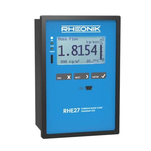 Transmetteur de débit à effet Coriolis - RHE 27 - Rheonik Messtechnik GmbH - massique / pour liquide / de gaz