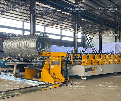 Ligne de production de profilés - Thomas Machinery Manufacturing Co. Ltd. - de tubes spiralés / automatique / pour chantier de construction
