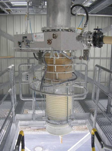 Manche de chargement télescopique - TLB - HOSOKAWA SOLIDS, S.L. - pour camion