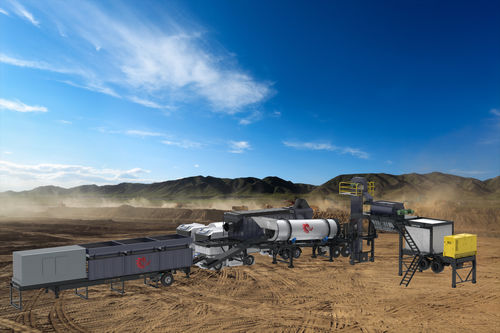 Centrale d'enrobage continue - PAC-120 / TURKUAZ - POWER ASPHALT MACHINES LTD - stationnaire