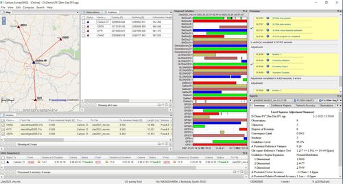 Logiciel de qualité - Carlson Software - de post traitement / de positionnement / d'arpentage