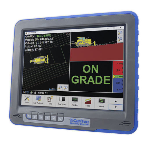 Terminal de commande à écran tactile - GRADE - Carlson Software - mobile / GPS / de contrôle