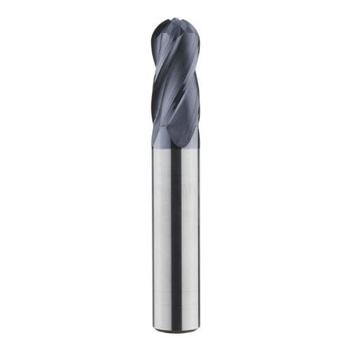 Fraise à bout hémisphérique - Eco-Line - KSKF Z4 Series - Karcan Cutting Tools - carbure monobloc / de finition / d'ébauche