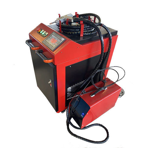 Machine de soudage laser à fibre - YUKM series - Anhui Zhongrui Machine Manufacturing Co., Ltd. - semi-automatique / pour métal / verticale