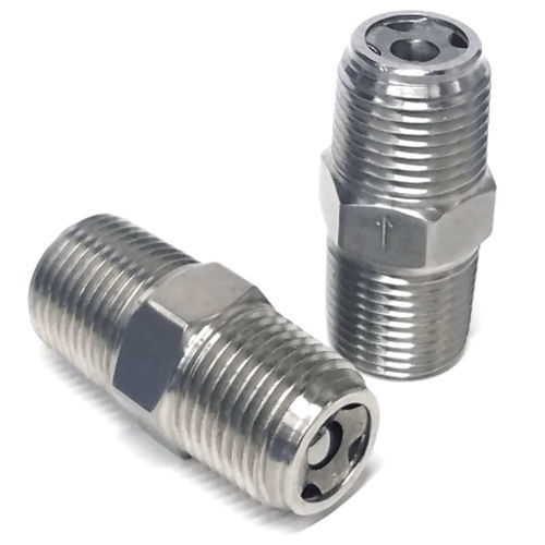 Clapet anti-retour à bille - A0010-1-1 series - JAECO Fluid Systems - pour eau / mâle-mâle / de décolmatage