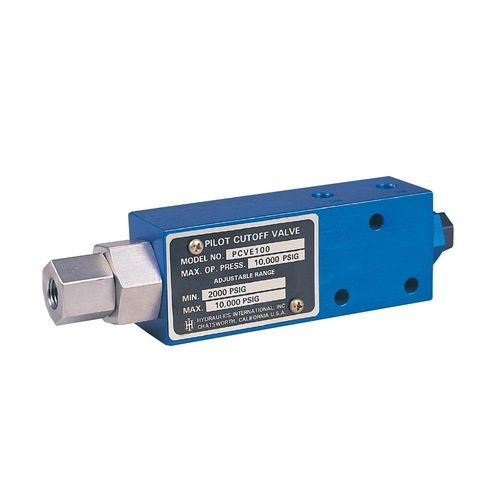 Vanne type plongeur - PCV series - Hydraulics International - pneumatique / de contrôle / pilote