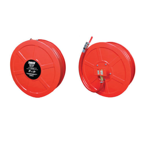Enrouleur de tuyau - MBK16-HR600-001 - MOBIAK - manuel / pour protection incendie / fixe