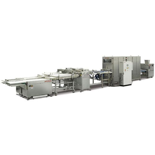 Ligne de production de pains pour steaks hachés - Pietroberto - de hotdogs / automatique