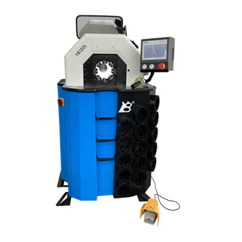 Sertisseuse de tuyau flexible - YB120L - Guangzhou YuBen Hydraulic Technology Co., Ltd. - automatique / à pédale / de grande capacité