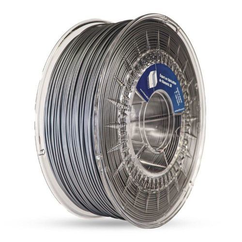 Filament PLA pour imprimante 3D - FRANCOFIL - eMotionTech - 1,75 mm / argenté / non toxique