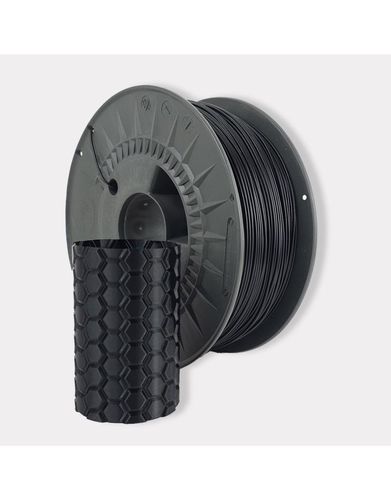 Filament PET pour imprimante 3D - PETG 1.75MM NOIR - eMotionTech - 1,75 mm / noir / transparent
