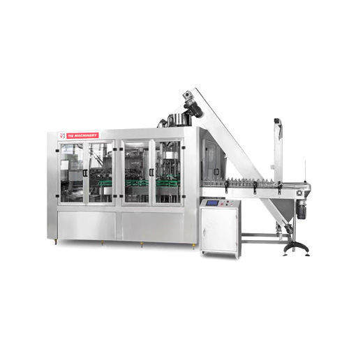 Remplisseuse capsuleuse automatique - G-RCGF series - Zhangjiagang TIE Machinery Co., Ltd. - jus de fruit