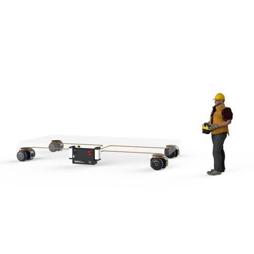 Chariot automoteur sur batterie - MDS - JNOV TECH - à 2 essieux / pour fortes charges / modulaire