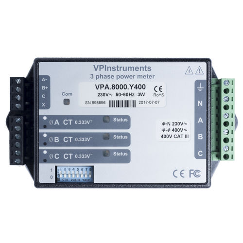 Appareil de mesure de puissance énergimètre - VPInstruments - triphasé / monophasé