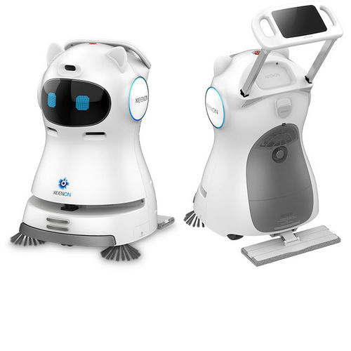 Robot de nettoyage pour sol - C30 - Keenon Robotics Co., Ltd. - nettoyage à sec / autonome doté d'IA / mobile