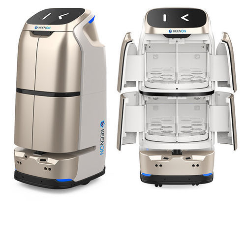 Robot de livraison pour hôtel - W3 - Keenon Robotics Co., Ltd. - pour nourriture / sur roues / autonome