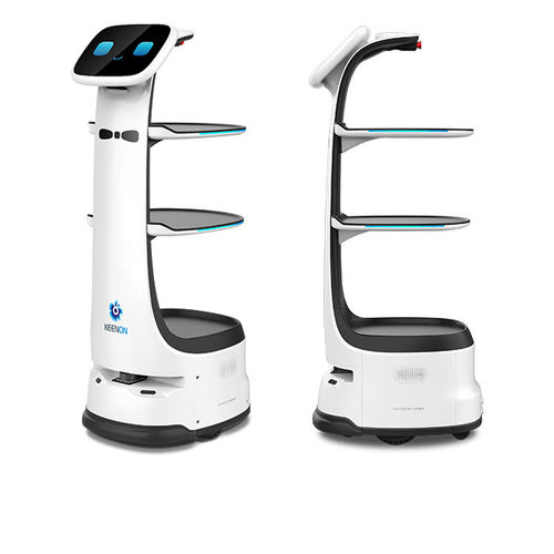 Robot de livraison pour nourriture - T8 - Keenon Robotics Co., Ltd. - pour utilisation en intérieur / pour restaurant / sur roues