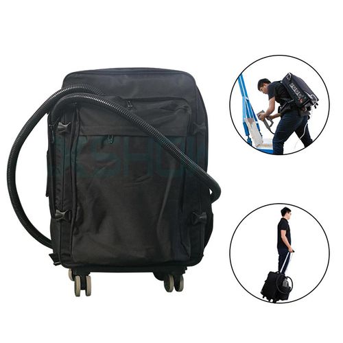 Machine de nettoyage laser - LXC-50W - Jinan Lingxiu Laser Equipment Co., Ltd - industrielle / portable / à dos