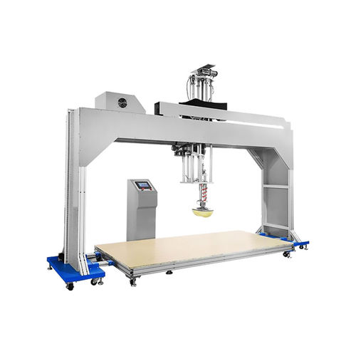 Machine d'essai de performance - Dongguan Hongjin Test Instrument Co.,Ltd. - contrôlée par PLC / pour matelas : solidité et dureté / pour le contrôle qualité