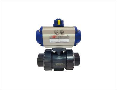 Vanne à boisseau sphérique - Xiamen Keheng Plastic Co., Ltd. - pneumatique / de contrôle / pour l'eau