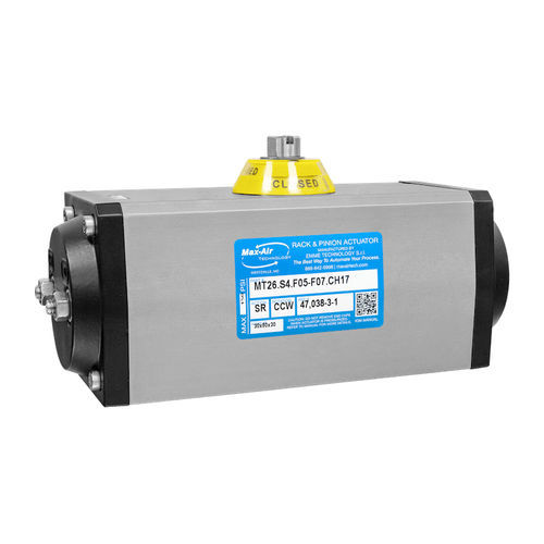 Actionneur de vanne pneumatique - MT series - Max-Air Technology - type quart de tour / à pignon crémaillère / double effet