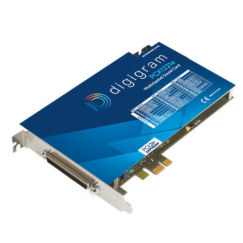 Carte son PCI Express - PCX1221E - DIGIGRAM - multicanaux / extra-plate