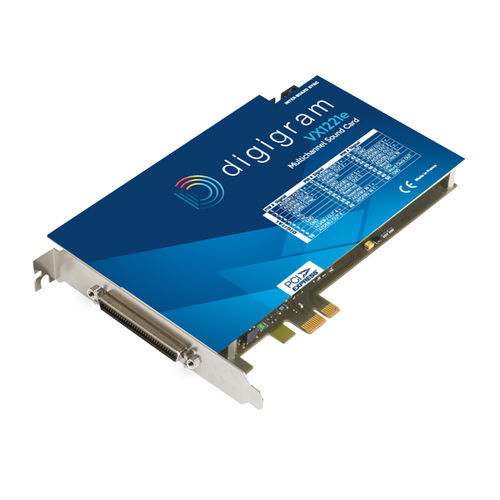 Carte son PCI Express - VX1221E - DIGIGRAM - multicanaux / extra-plate