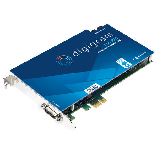 Carte son PCI Express - LOLA881 - DIGIGRAM - extra-plate / multicanaux / stéréo