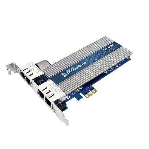 Carte son PCI Express - ALP-AES67 - DIGIGRAM - extra-plate