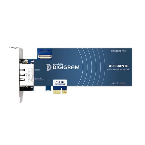 Carte son PCI Express - ALP-DANTE - DIGIGRAM - extra-plate