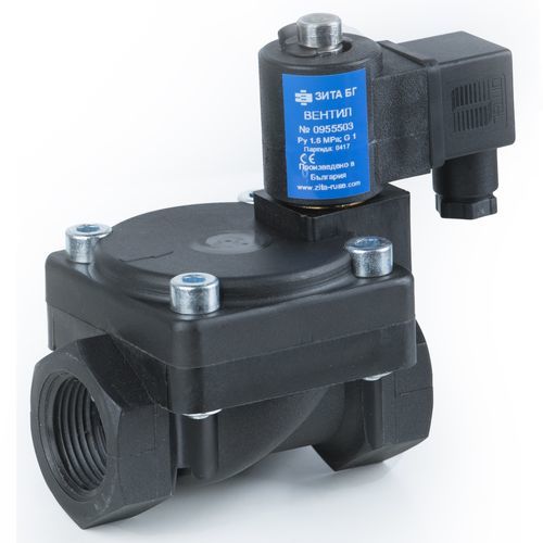 Électrovanne à commande assistée - 0955503 - ZITA BULGARIA - 2 voies / normalement fermée / pour eau