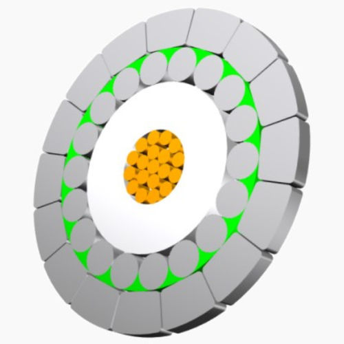 Câble électrique haute température - WMF1B 3.5 - ESP Cable Solutions Co.,Limited - à fermeture hermétique / anticorrosion / rond