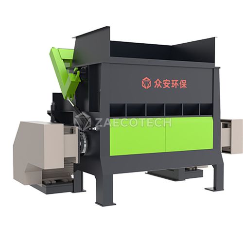 Déchiqueteur secondaire - E-type - ZhengZhou ZA ECOTECH Co.,Ltd - à 1 arbre / pour déchets ménagers / pour carton