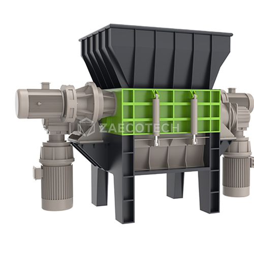Déchiqueteur primaire - F series - ZhengZhou ZA ECOTECH Co.,Ltd - à 4 arbres / de déchets / à couple élevé