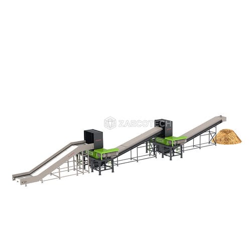 Station de traitement des déchets de biomasse - Alternative fuels/Biogas - ZhengZhou ZA ECOTECH Co.,Ltd - automatisée / avec séparateurs / avec déchiqueteur