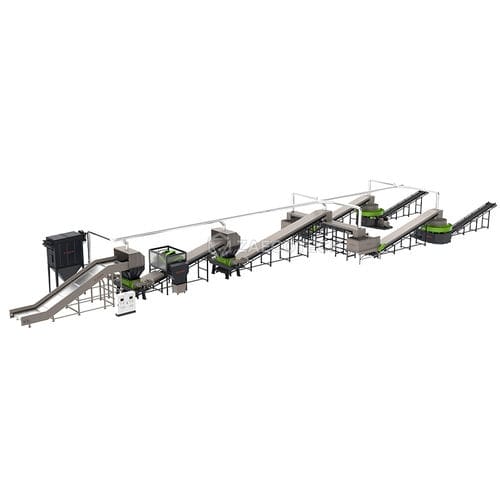 Station de traitement des déchets solides urbaines - RDF/SRF - ZhengZhou ZA ECOTECH Co.,Ltd - pour déchet combustible / automatisée / avec séparateurs