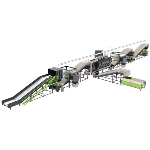Station de traitement des déchets plastique - Paper Mill Waste/Pulper Ropes/Ragger Wire - ZhengZhou ZA ECOTECH Co.,Ltd - industrielles / solides urbaines / automatisée