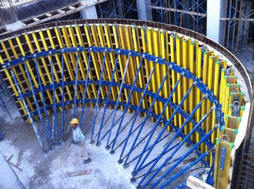 Coffrage grimpant - ASYAPI scaffolding - circulaire / de voiles / de cages