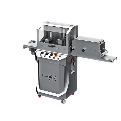 Ligne de production de cookies avec coupeur - FormMak - TMAK Food Machinery INC. - haute capacité