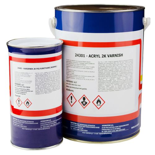 Vernis de protection - 24301  - Hydroton SA - bi-composant / en acrylique / en polyuréthane