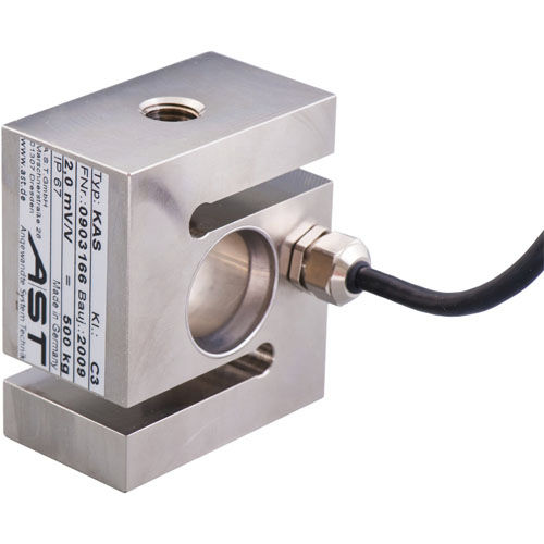 Cellule de charge en S - KAS - AST - Angewandte System Technik GmbH - pour trémie / OIML / en acier inoxydable