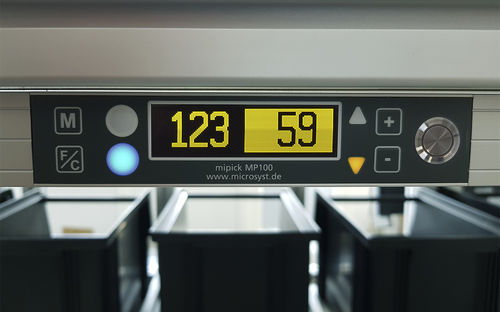 Système de préparation de commande pick-to-light - mipick  - microSYST Systemelectronic - numérique