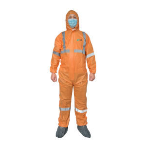 Combinaison jetable - Hefei HaoXin Protective Technology Co., Ltd. - de travail / haute visibilité / en tissu microporeux