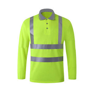 Polo haute visibilité - Hefei HaoXin Protective Technology Co., Ltd. - de travail / en polyester / en tissu