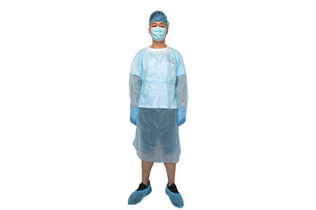 Blouse de travail - Hefei HaoXin Protective Technology Co., Ltd. - de protection chimique / en polyéthylène / pour le médical